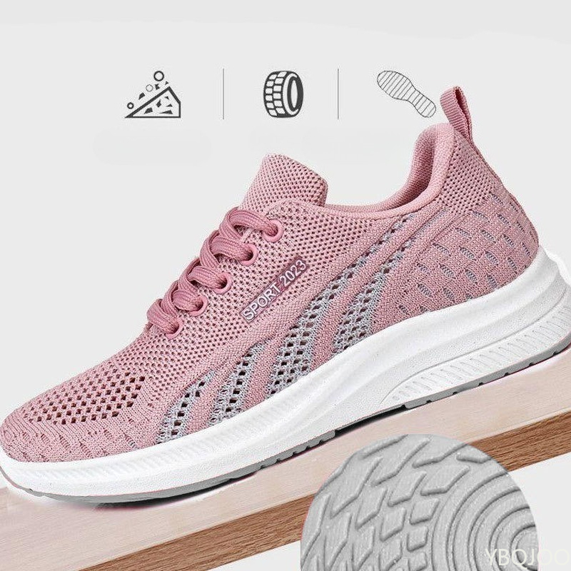 Breathable Mesh Athletic Shoes - Женские кроссовки больших размеров для весны