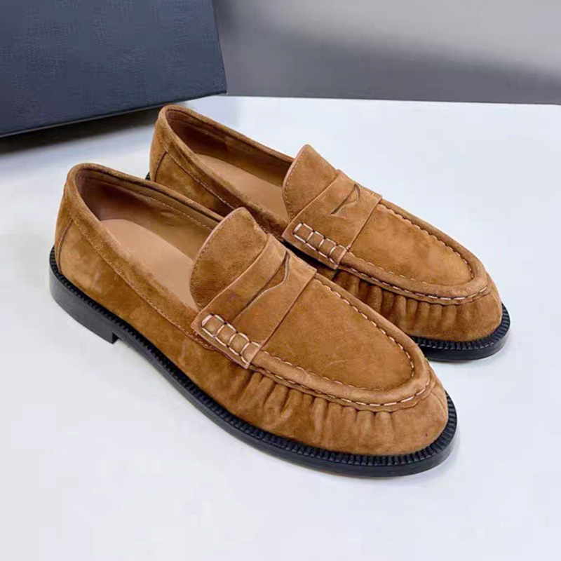 Women'S Shoes - Новые женские лоферы с круглым носком,