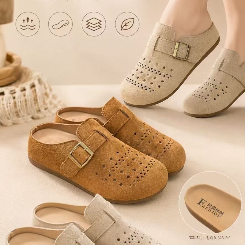 Sandals - Женские летние сандалии-слипоны на толстой подошве