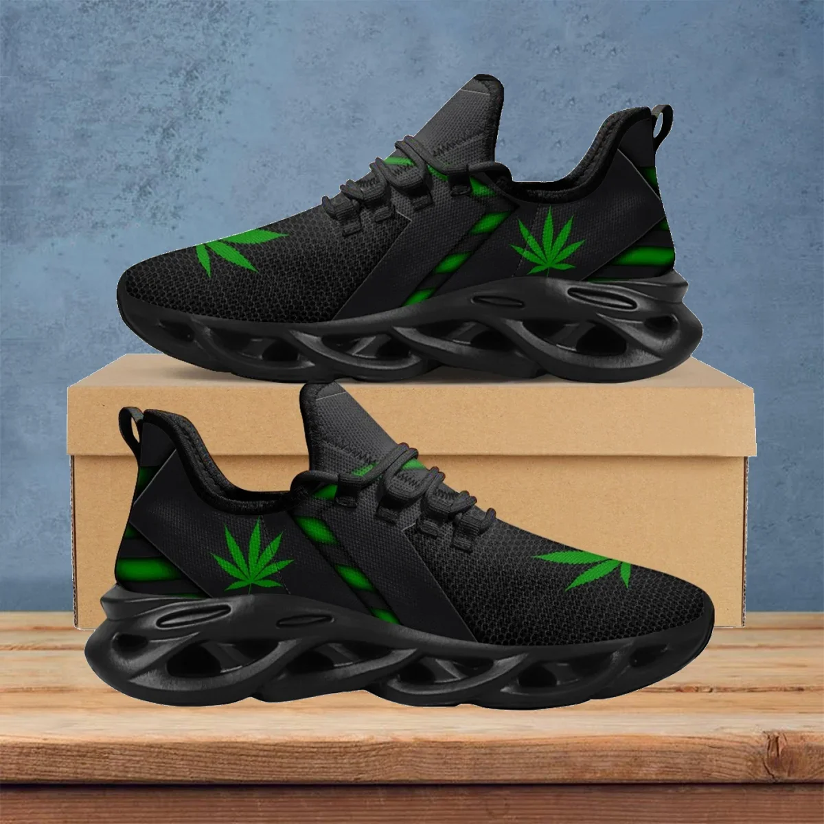 Breathable Mesh Athletic Shoes - Женские дышащие кроссовки на платформе с