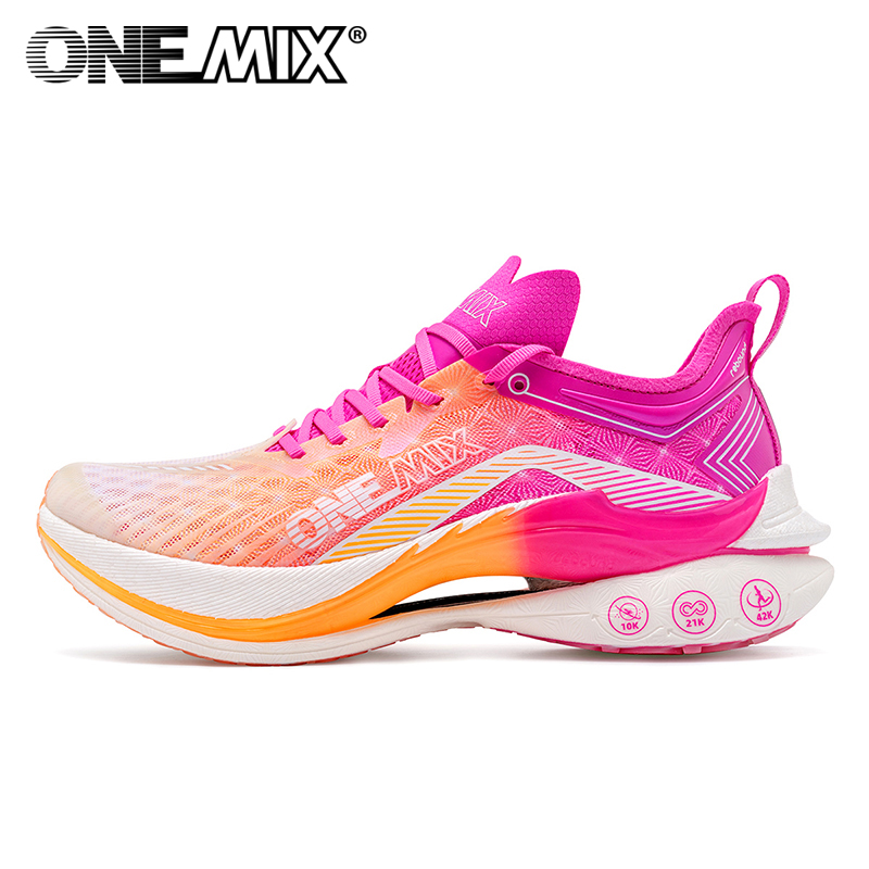 Reflective Night Running Shoes - Женские кроссовки ONEMIX с карбоновой пластиной:
