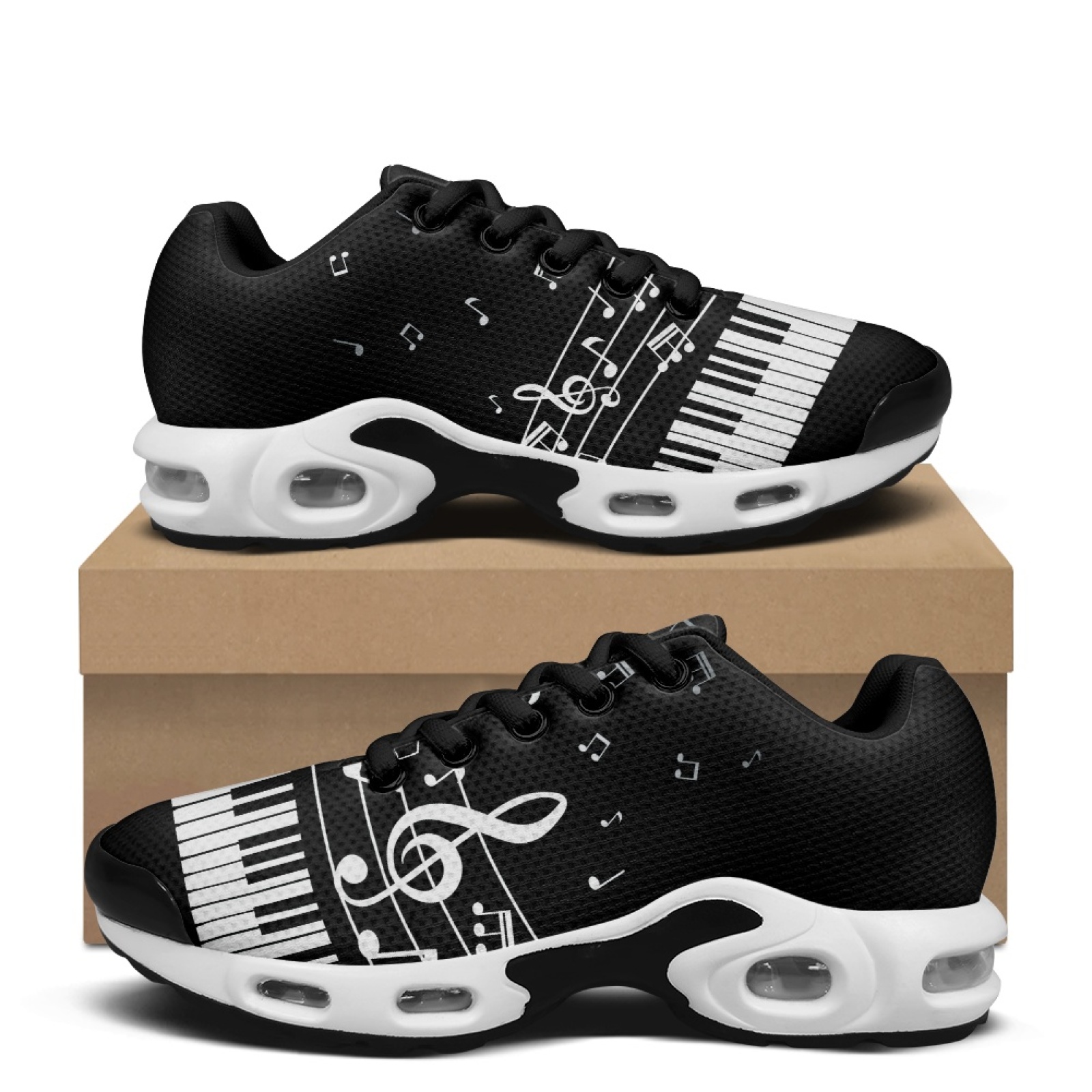 Air Cushion Jogger Shoes Men - PENSTROLL Модные спортивные кроссовки с принтом