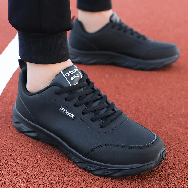 Waterproof Goretex Running Shoes - Мужские кроссовки, черные кроссовки из искусственной