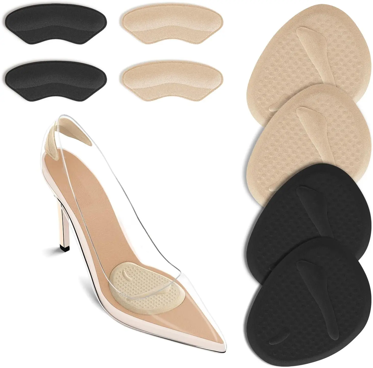 Heels - 2 комплекта подушечек для пяток, подушечек