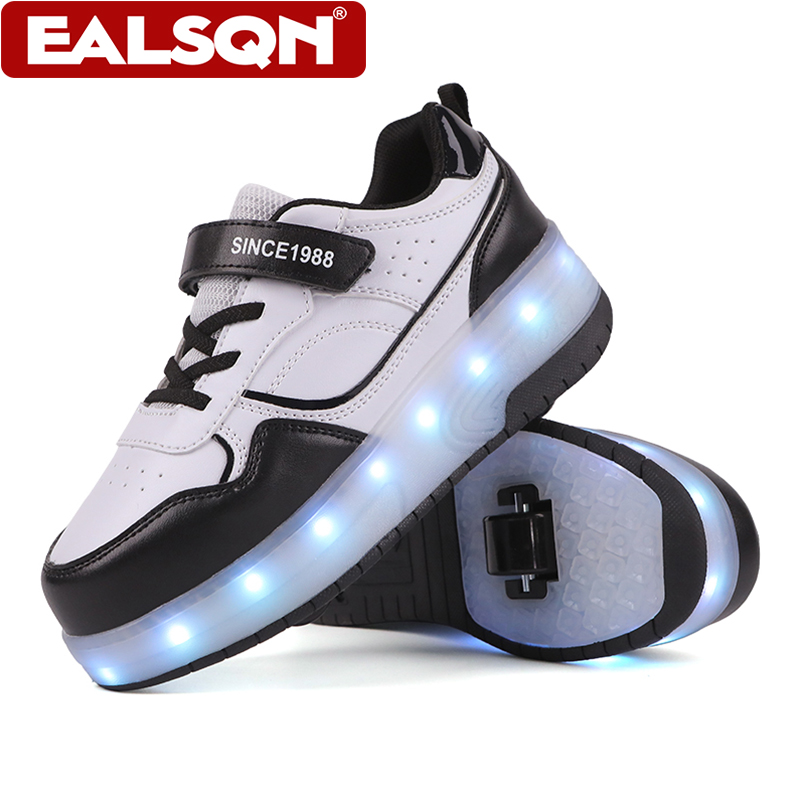 Men'S Shoes - Новые детские роликовые коньки с LED-подсветкой,