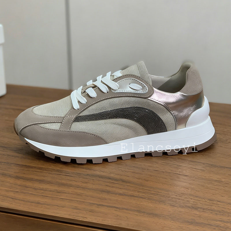 Женские кроссовки на шнуровке  – обзор и цена Knit Fabric Lace Up Sneakers