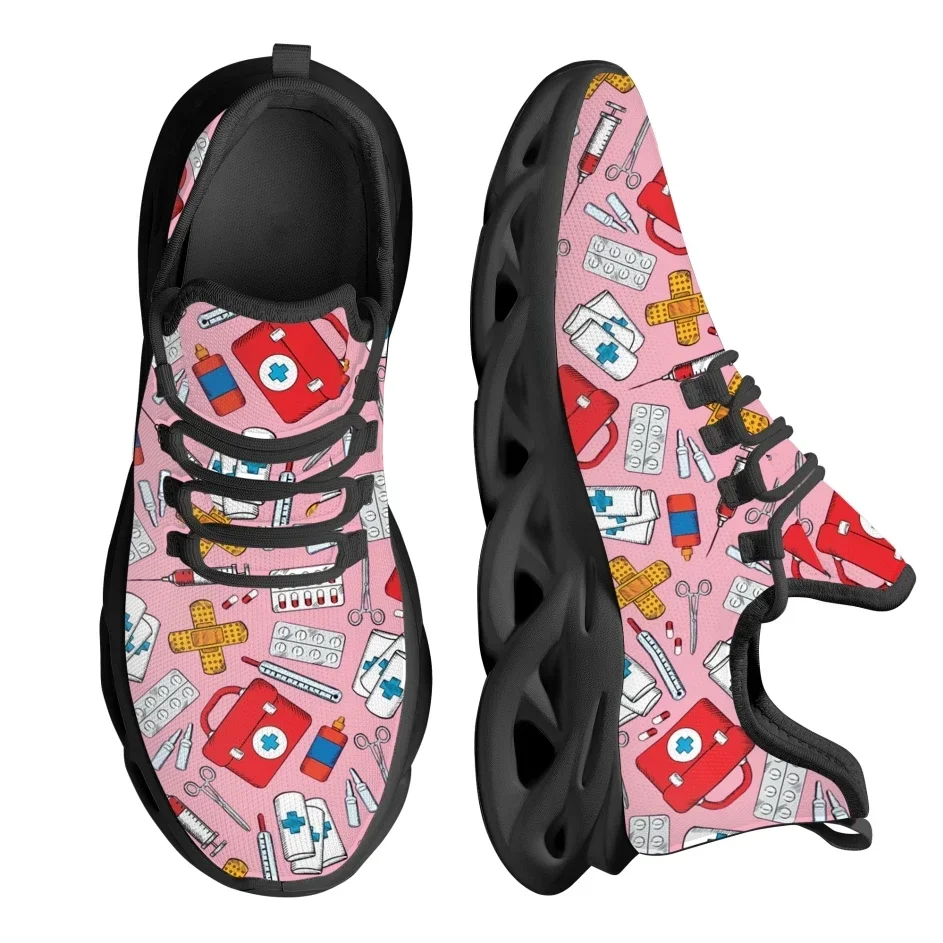Женские кроссовки для бега на  – обзор и цена Knit Fabric Lace Up Sneakers