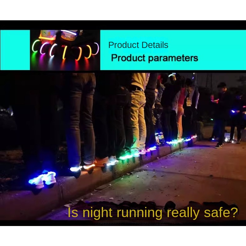 2024 Светящийся зажим для обув – обзор и цена Reflective Night Running Shoes