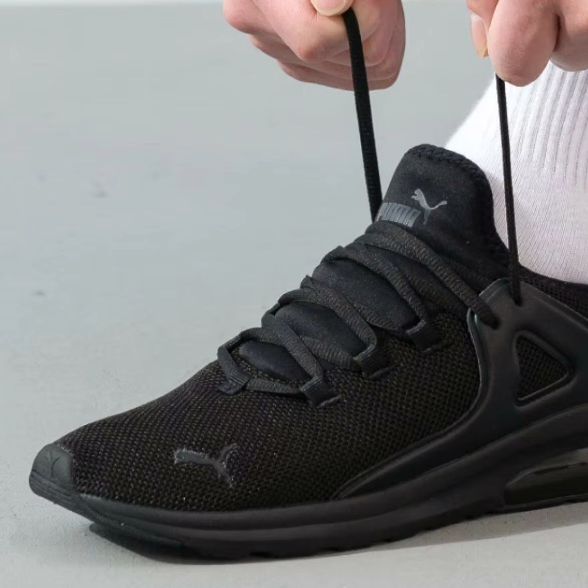 Мужские повседневные кроссовки – обзор и цена Knit Fabric Lace Up Sneakers