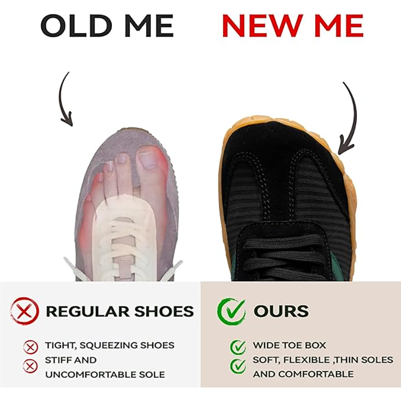 Обувь для хайкинга и бега боси – обзор и цена Wide Toe Box Running Sneakers